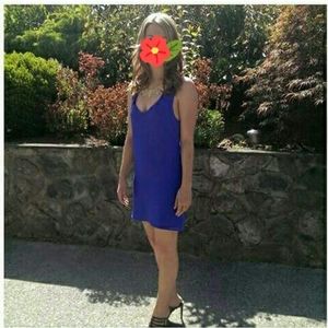 Light Blue Criss Cross Dress